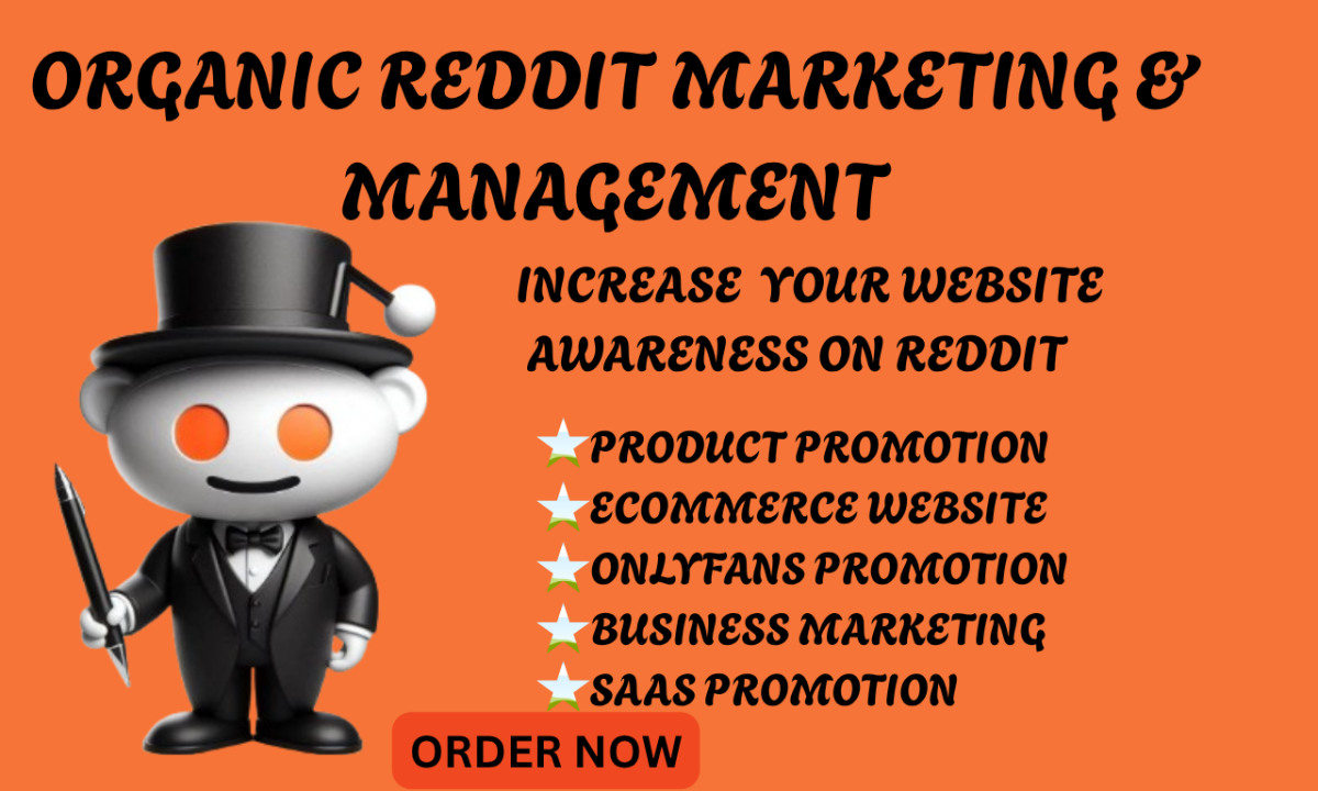 I will do Reddit post for ecommerce website AI image SaaS crypto or AI OnlyFans