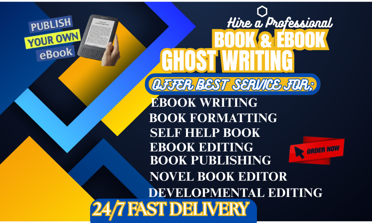 I Will Write a High Quality, Engaging, and Original Ebook for Your Niche