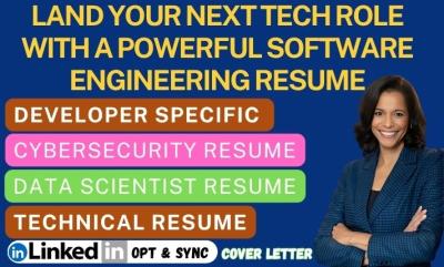 I will write software engineering resume IT data engineer resume as a FAANG recruiter