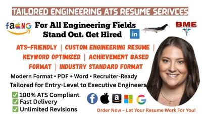 I will write engineering resume, software engineer resume, ATS resume as tech recruiter