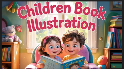 I Will Make Children Story Book Illustration For You