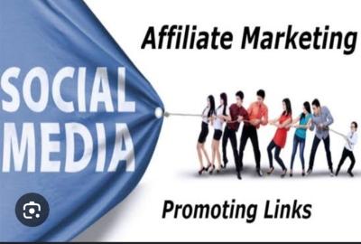 I will do affiliate referral link promotion, affiliate marketing