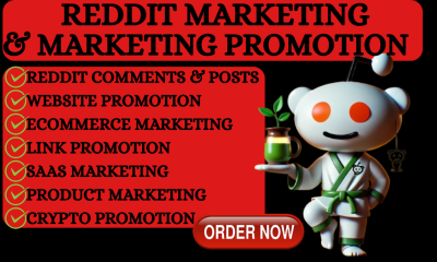 I will do Reddit post for ecommerce website AI game book, business CBD, crypto product