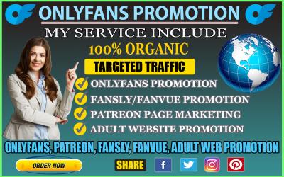 I will do OnlyFans page marketing Fansly Fanvue Patreon promotion Twitter management