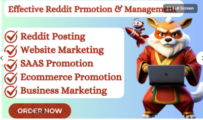 I will do reddit post upvote for business website IPTV app eCommerce store product link