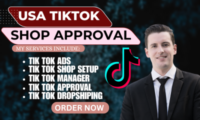 I Will Setup TikTok Shop, USA TikTok Shop, TikTok Shop Setup