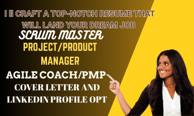 I will write and update ATS Resume, Cover Letter, and LinkedIn Profile