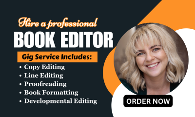 I Will Proofread, Edit Sci-Fi Novel, Romance, Nonfiction, Memoir & Developmental Book Editor