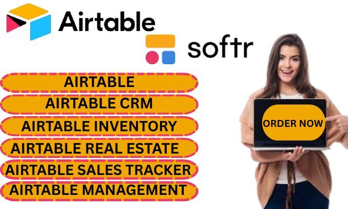 I will build an automated Airtable CRM for real estate listings and sales