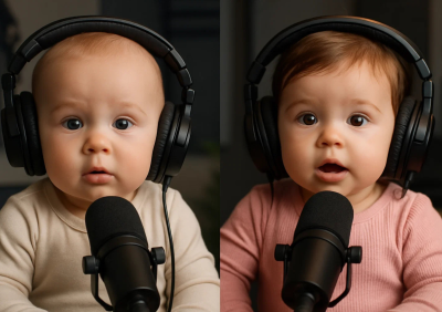 I will create viral AI baby video podcast | AI baby talking podcast | You look like a baby