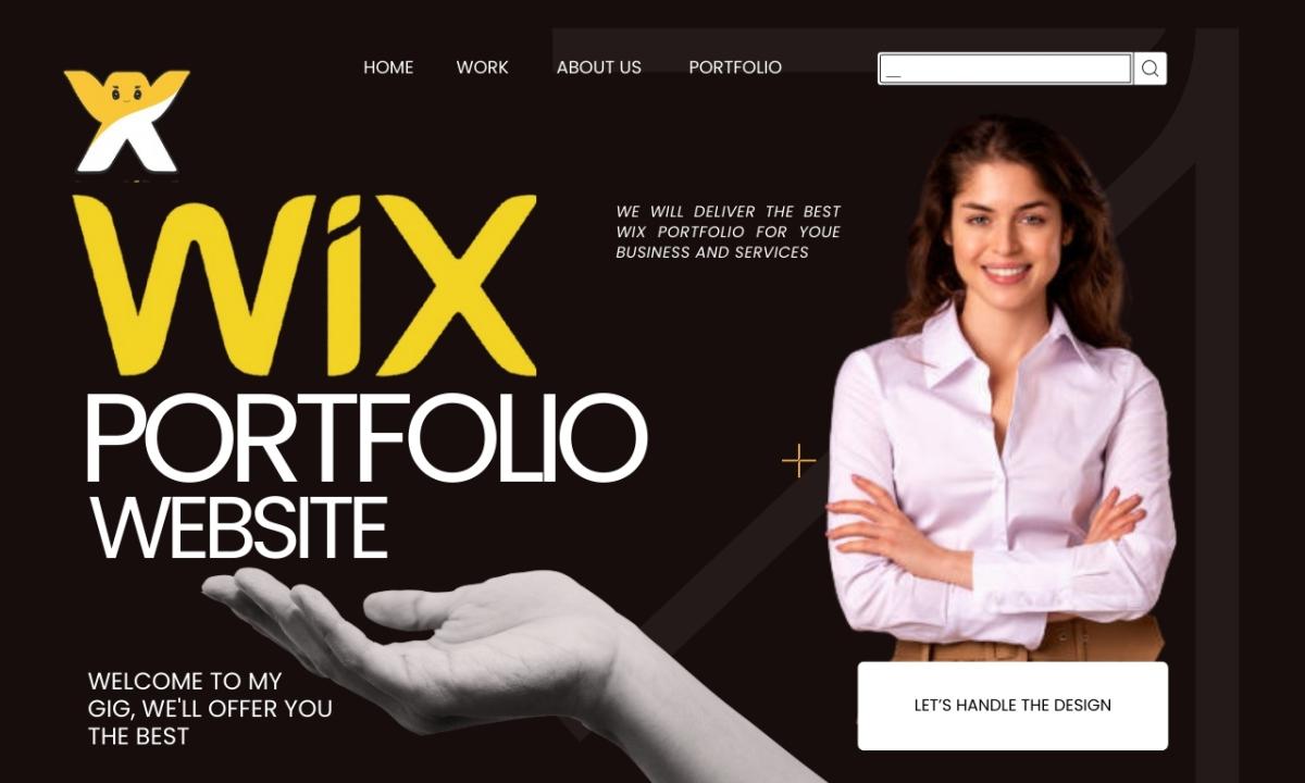 I will design Wix portfolio website for Wix photographer Wix artist to convert client