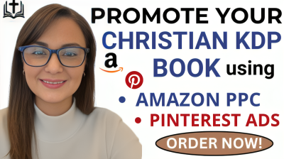 I will promote your Christian KDP book using Amazon PPC and Pinterest ads