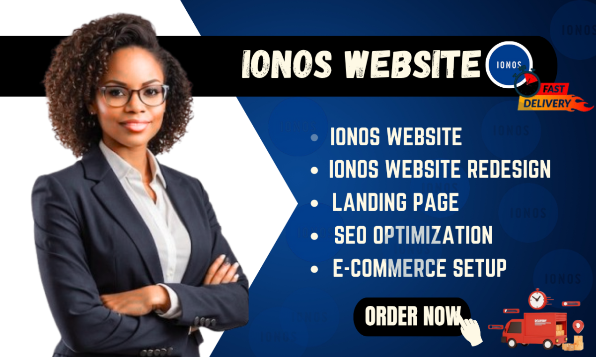 I will design, redesign, or build an ecommerce website on IONOS