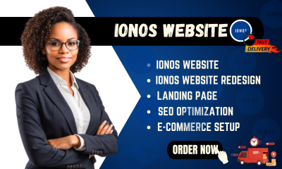 I will design, redesign, or build an ecommerce website on IONOS