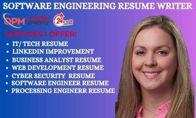 I will create optimized resumes for tech, IT, software engineers, and federal job search