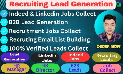 I will provide recruitment leads for executive recruiters and HR consultants