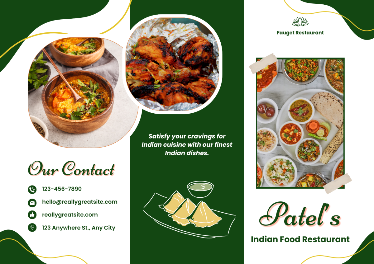 I will create professional food menu, food brochure, food flyer, design clean restaurant