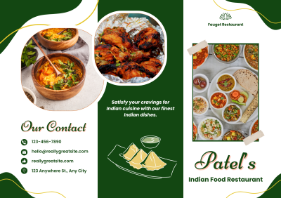 I will create professional food menu, food brochure, food flyer, design clean restaurant