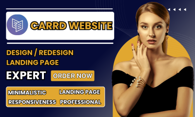 I will design Carrd website redesign Carrd website Carrd landing page website Carrd Co