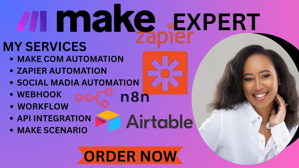 I will make Com Integromat Automation n8n Workflow