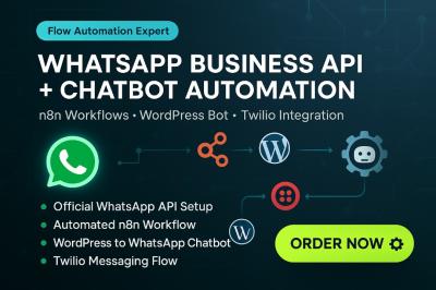 WhatsApp Business API Setup | n8n Workflow | WordPress Chatbot | Twilio WhatsApp Integration