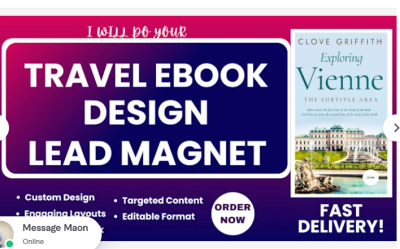 I will design travel lead magnet ebook travel ebook pdf lead magnet