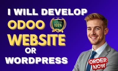 I will develop, build, and design Odoo ERP, Zoho, WordPress Website, Odoo Website, and More
