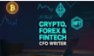 I will write SEO crypto forex fintech cfd web 3 blockchain articles or blogs