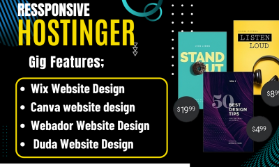 I Will Design or Redesign Your Hostinger WordPress Website with a Modern Look