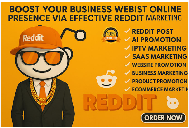 I will manage Reddit post upvote business website SaaS product AI app crypto link