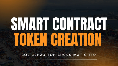 I will create token Solana Ethereum ERC20 BEP20 SUI TON Smart Contracts Token Creation