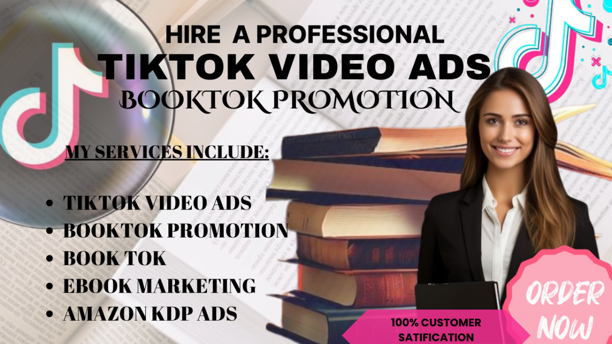 I will help your book go viral with expert BookTok marketing, TikTok ads