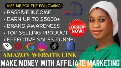 I Will Setup ClickBank Affiliate & Amazon Website Link Promotion