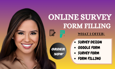 I Will Create and Conduct Online Survey Market Research
