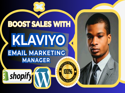 I will set up Klaviyo email marketing or SMS flows and manage Klaviyo to boost Shopify sales