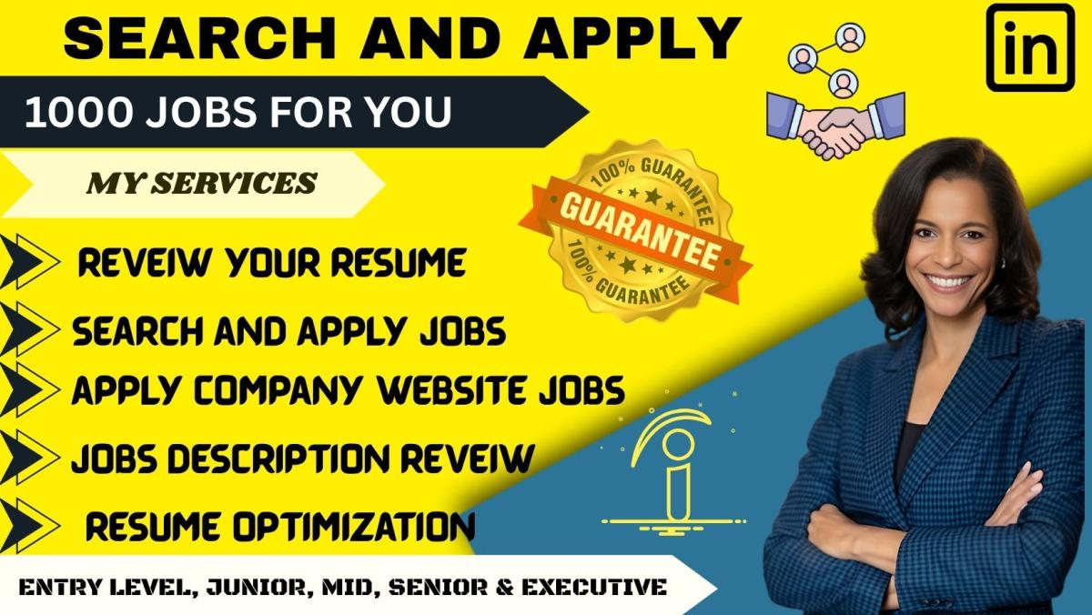 I will be your reverse recruiter and apply to remote, hybrid, and onsite jobs