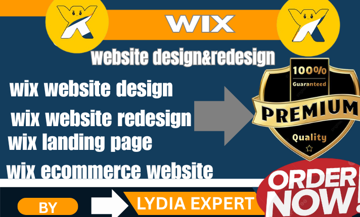 I will build Wix website, redesign Wix website, design Wix website, Wix eCommerce
