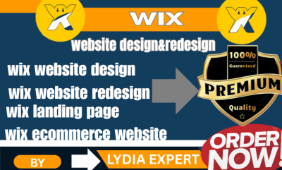 I will build Wix website, redesign Wix website, design Wix website, Wix eCommerce