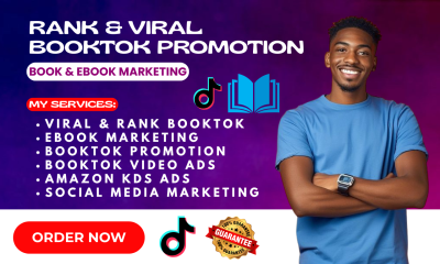 Do BookTok Video Promotion, TikTok Video Ads, Amazon KDP Ads, Ebook Marketing