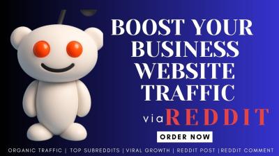 Do Reddit Post Upvote and Comment for Business Website, Crypto Product, AI App