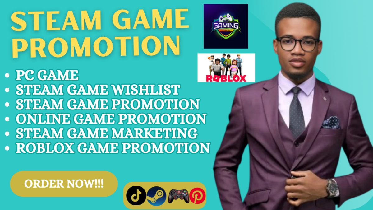 I will boost your Steam game visibility with powerful viral promotion Steam marketing