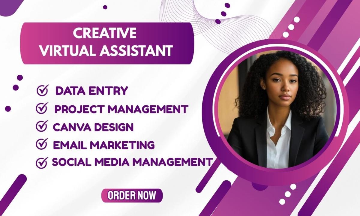 I Will Be Your Creative Virtual Assistant for Marketing, AI, and Project Tasks