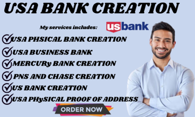 I will do USA bank creation Mercury USA LLC residential address proof of address