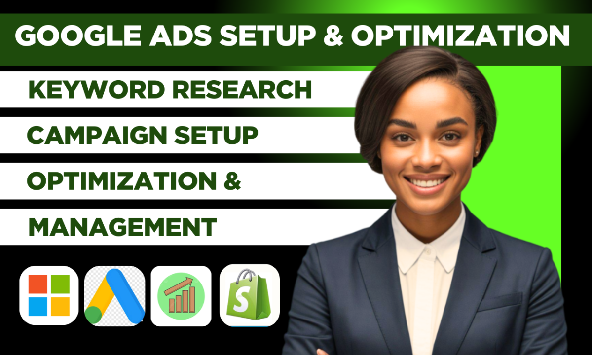 I Will Setup, Optimize and Manage Google Ads Adwords PPC Campaigns