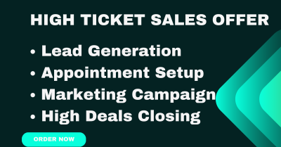 I will do commission based sales B2B sales closer high ticket sales closer salesperson