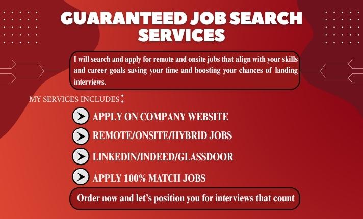 I Will Job Search and Apply for Remote and Onsite Jobs and Be Your Reverse Recruit