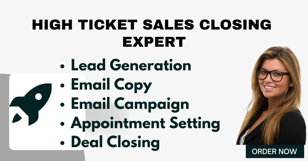 I will be salesperson generate sweepstakes leads high ticket sales closer sales pitch