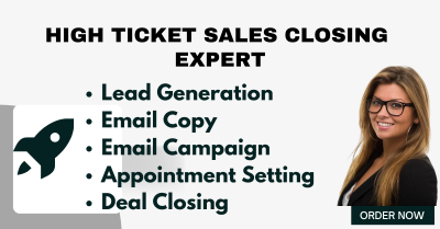I will be salesperson generate sweepstakes leads high ticket sales closer sales pitch