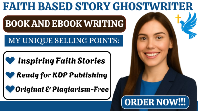 I Will Ghostwrite a Christian Children’s Book or Bible Story for Kids