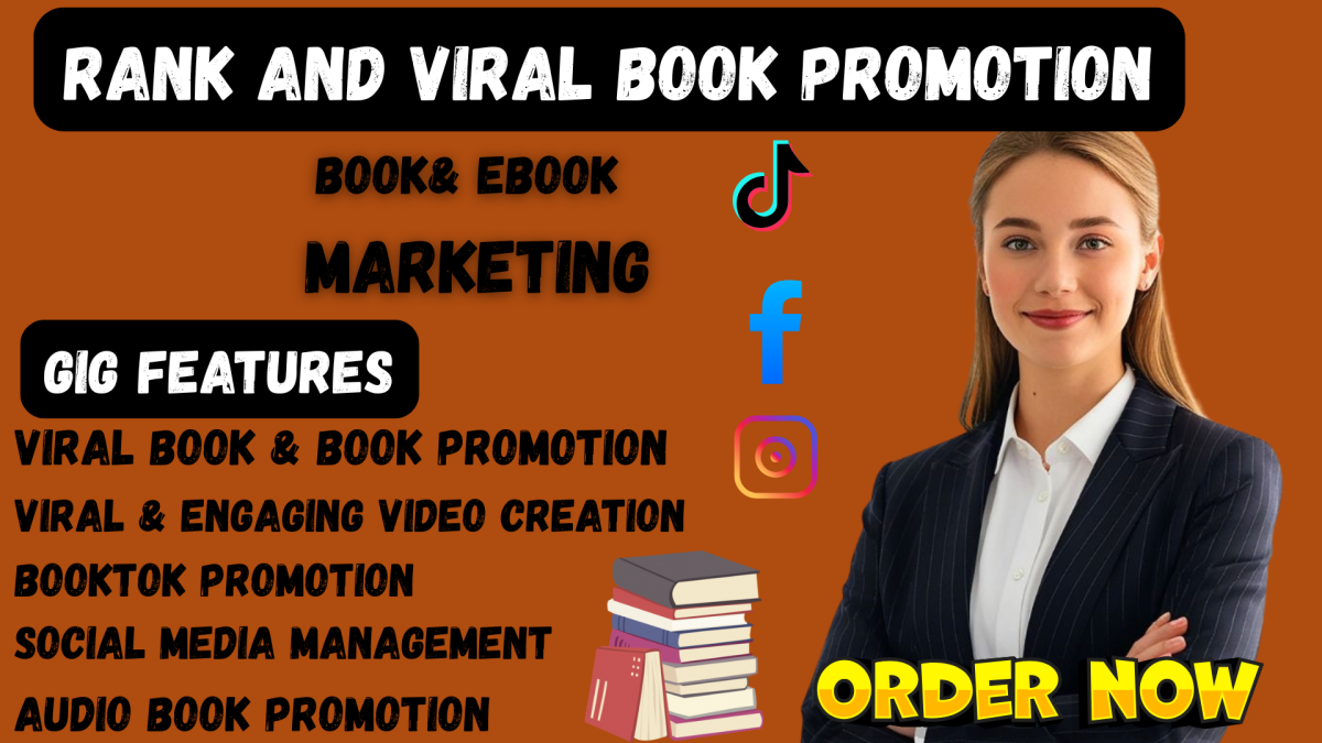 I will promote your book with viral BookTok marketing on TikTok BookTok Book Marketing